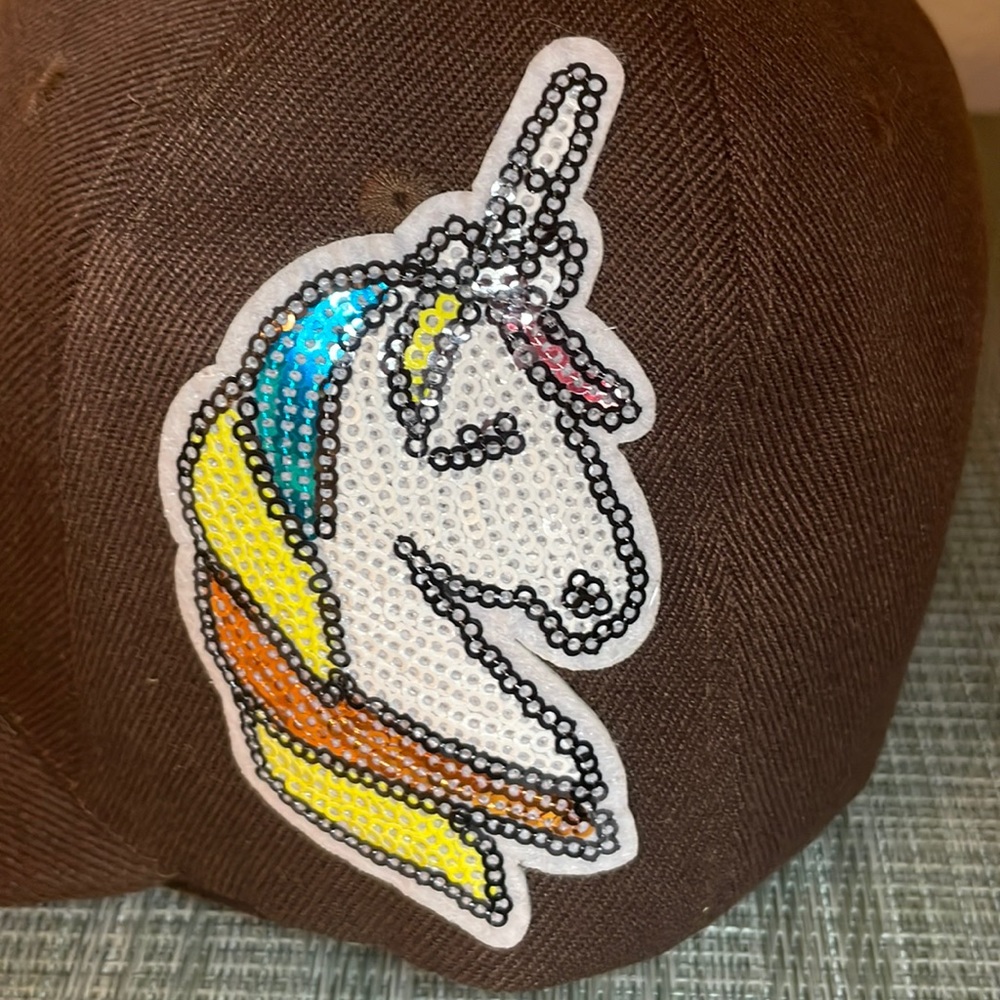 🦄 Brown Unicorn Baseball Cap 🦄 - Picture 4 of 14